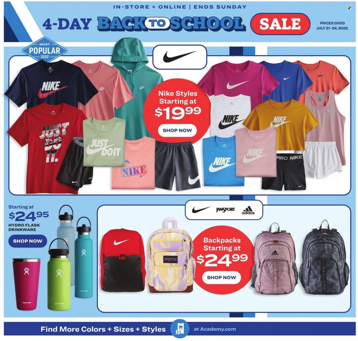 Academy Sports + Outdoors Weekly Ad Flyer July 20 to July 27