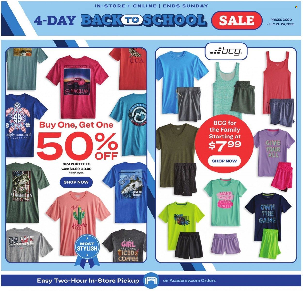 Academy Sports + Outdoors Weekly Ad Flyer July 20 to July 27