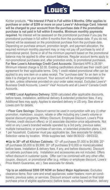 Lowe's Weekly Ad Flyer July 20 to July 27
