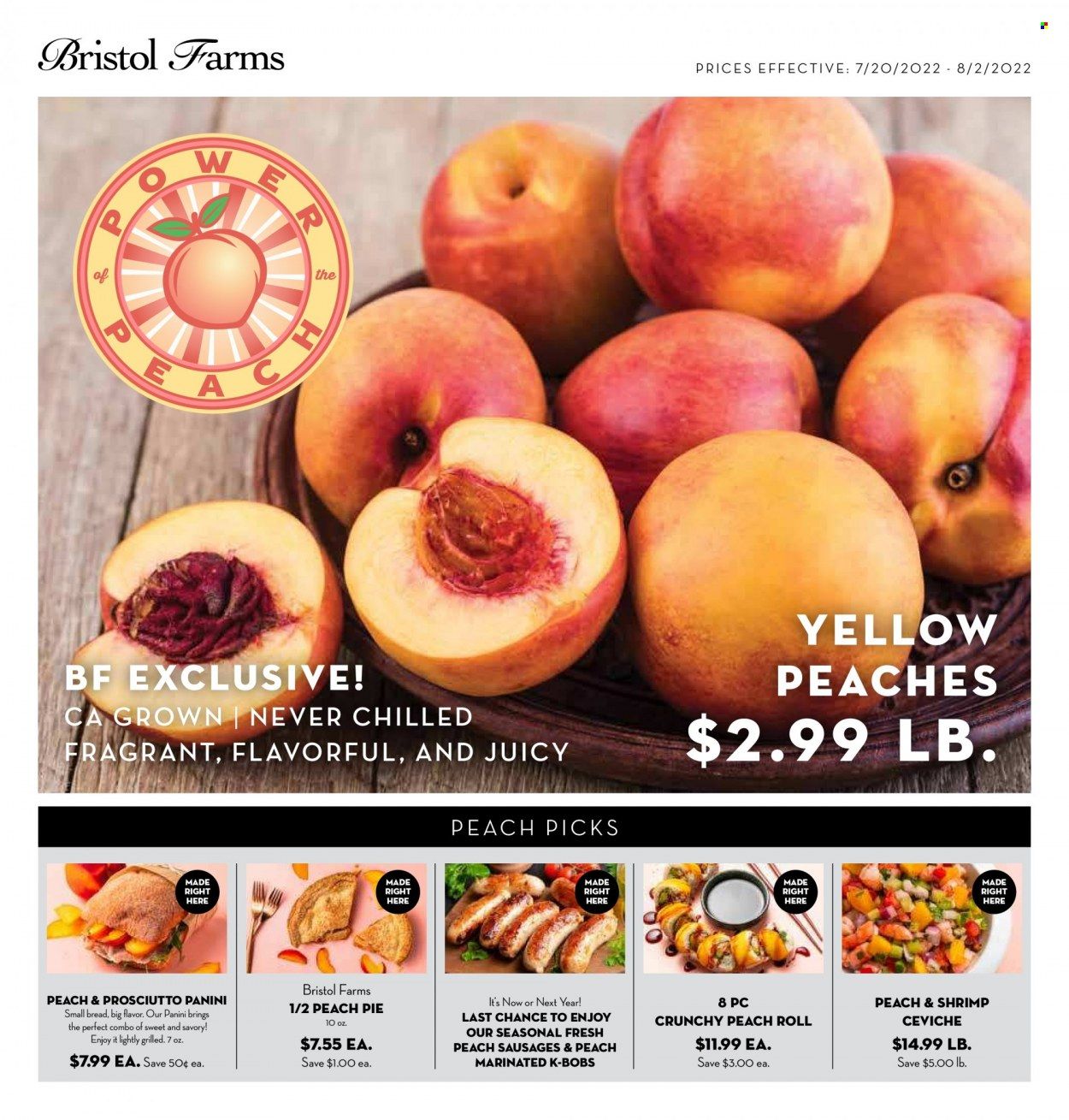 Bristol Farms (CA) Weekly Ad Flyer July 20 to July 27