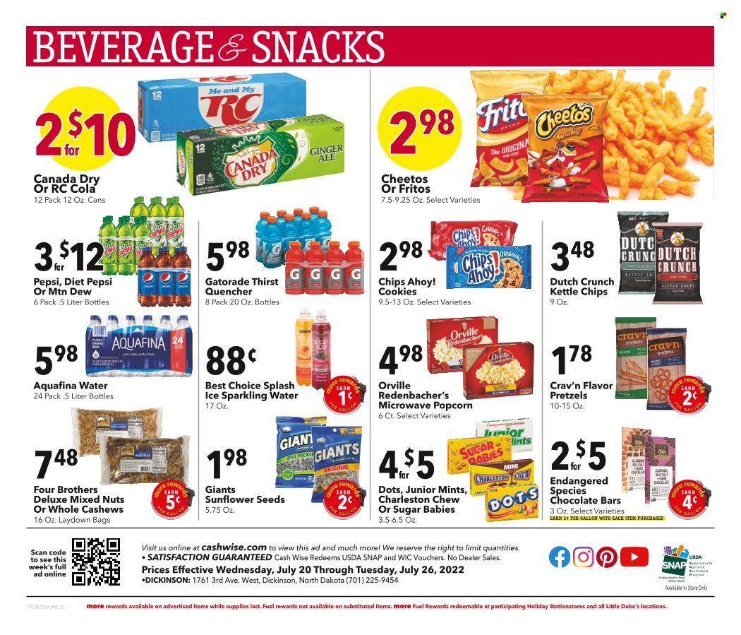 Cash Wise (MN, ND) Weekly Ad Flyer July 20 to July 27