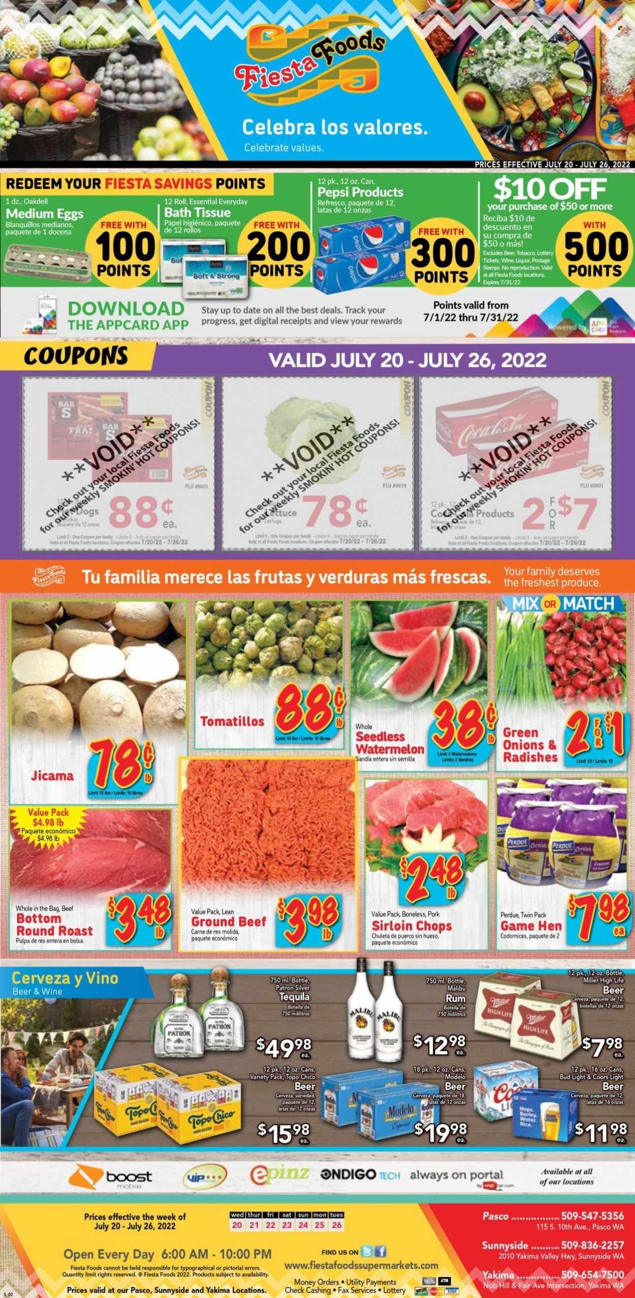 Fiesta Foods SuperMarkets (WA) Weekly Ad Flyer July 20 to July 27