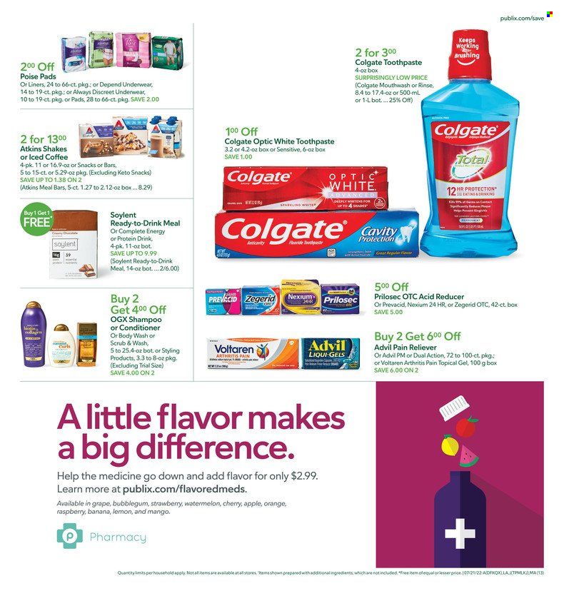 Publix (AL, FL, GA, NC, SC, TN) Weekly Ad Flyer July 21 to July 28