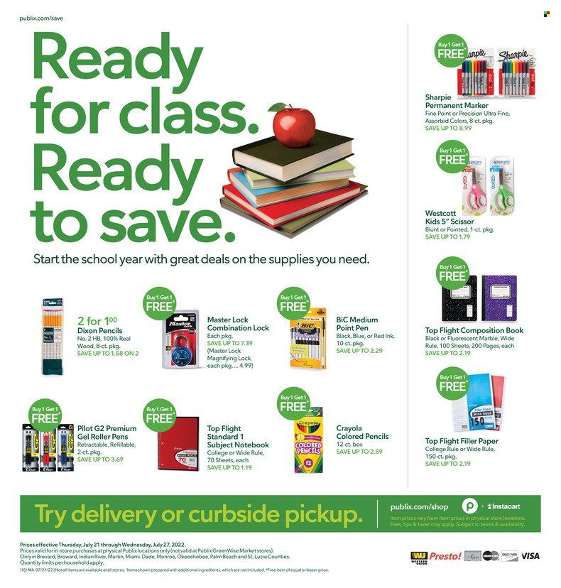 Publix (AL, FL, GA, NC, SC, TN) Weekly Ad Flyer July 21 to July 28