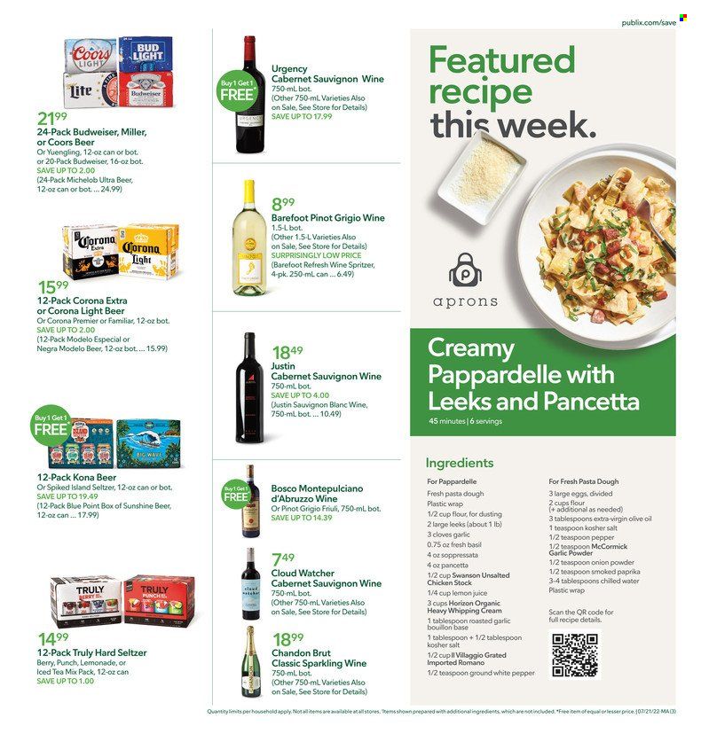 Publix (AL, FL, GA, NC, SC, TN) Weekly Ad Flyer July 21 to July 28