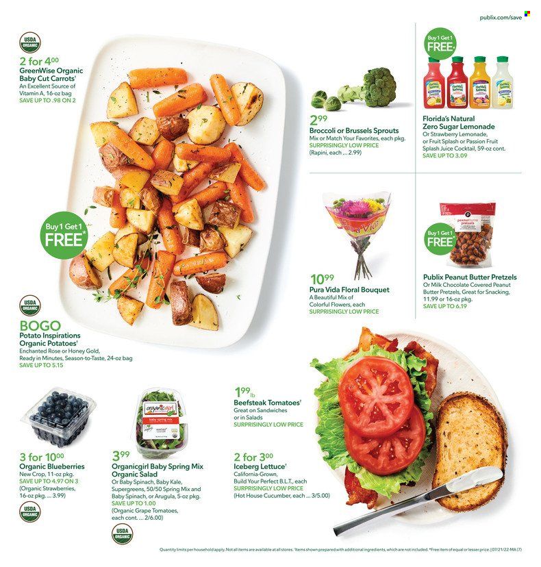 Publix (AL, FL, GA, NC, SC, TN) Weekly Ad Flyer July 21 to July 28
