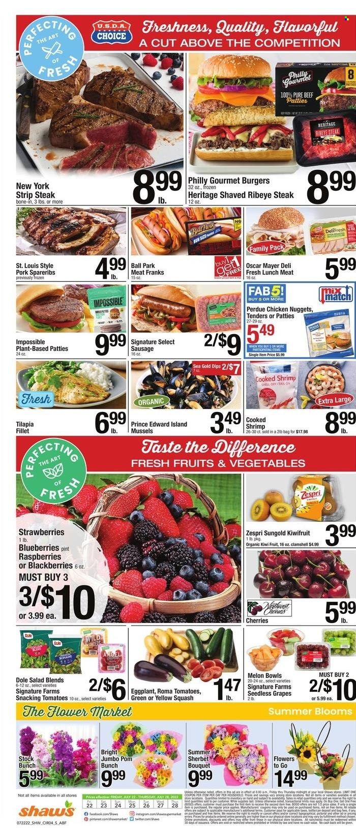 Shaw’s (MA, ME, NH, RI, VT) Weekly Ad Flyer July 21 to July 28