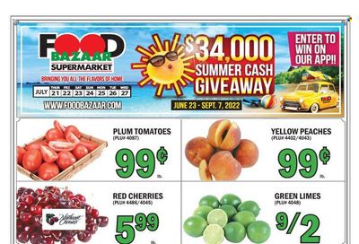 Food Bazaar (CT, NJ, NY) Weekly Ad Flyer July 21 to July 28