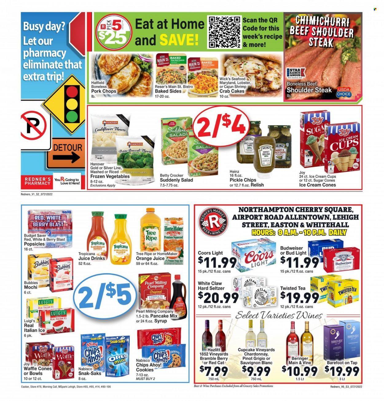 Redner's Markets (DE, MD, PA) Weekly Ad Flyer July 21 to July 28