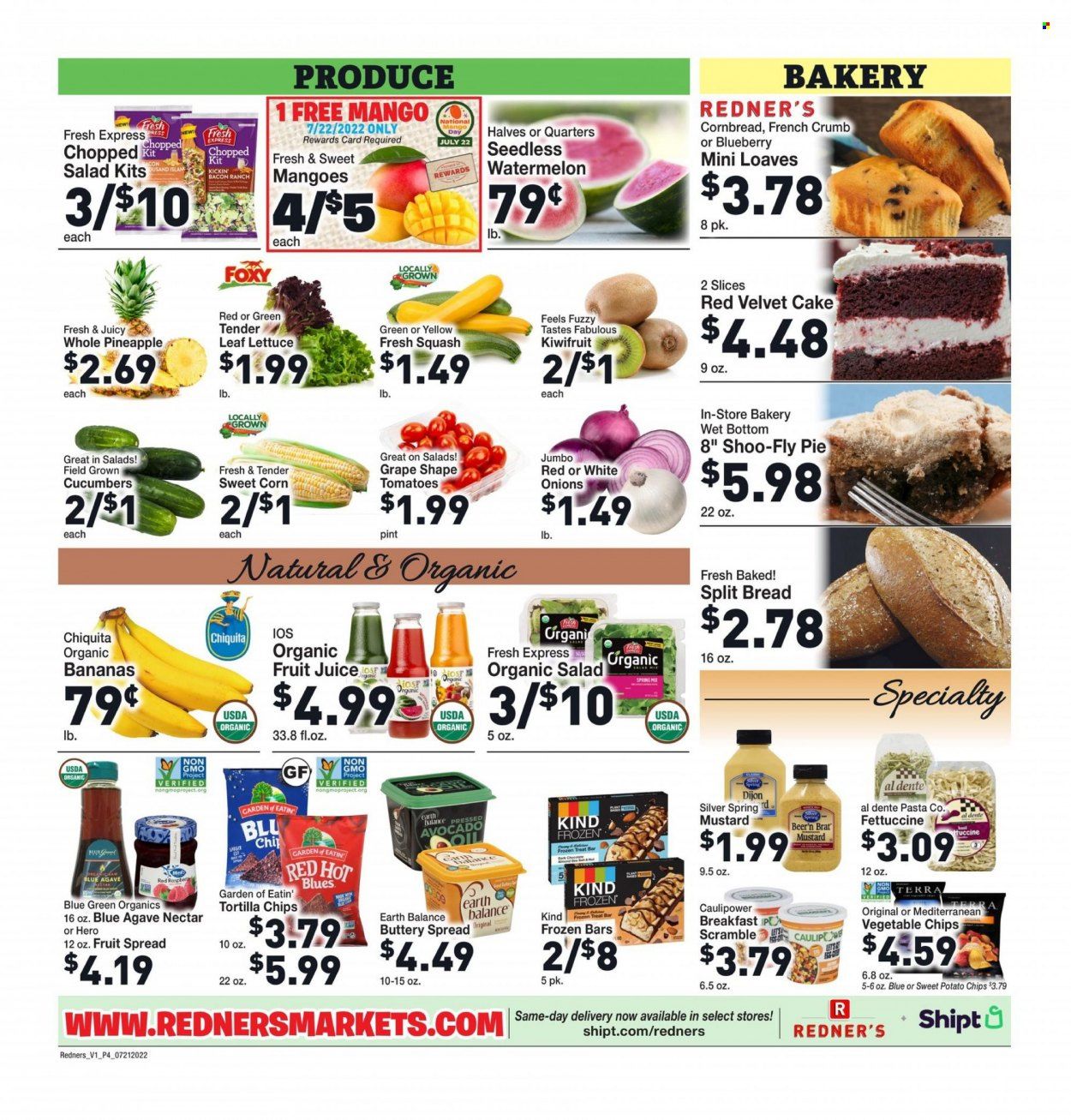 Redner's Markets (DE, MD, PA) Weekly Ad Flyer July 21 to July 28