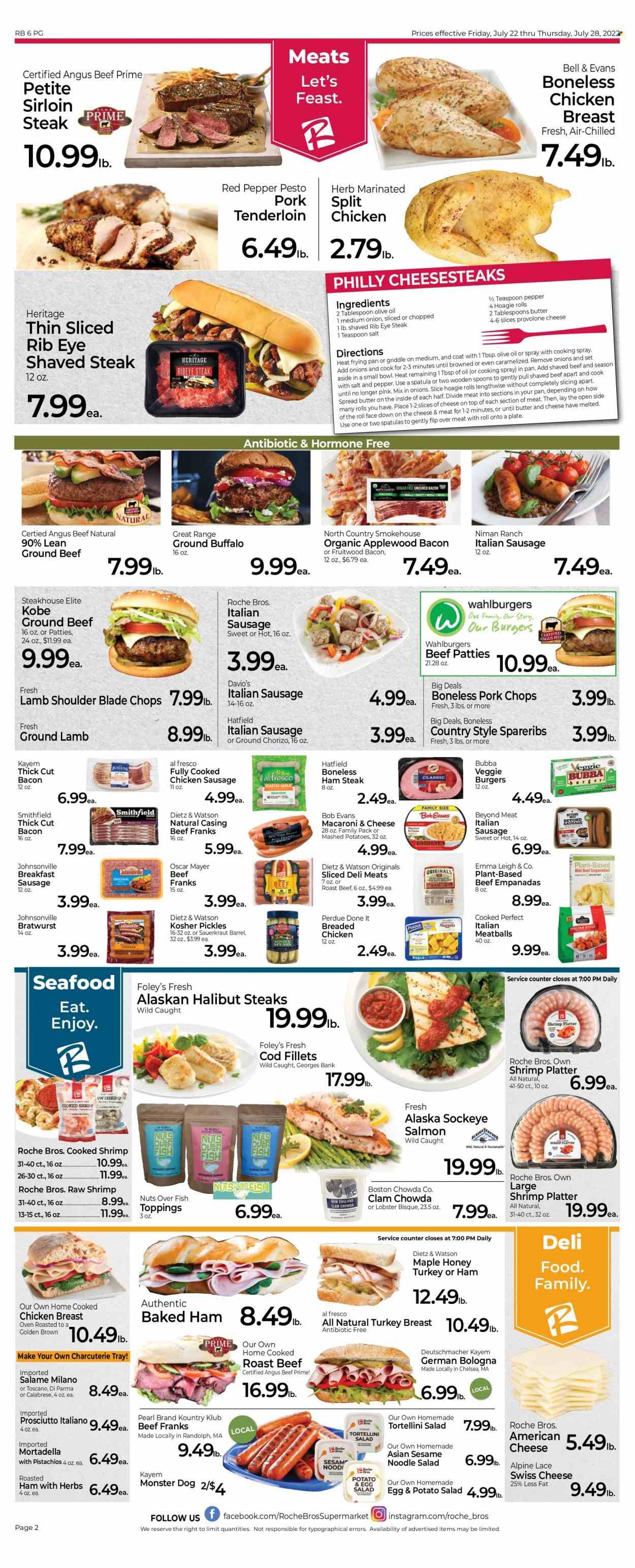 Roche Bros. (MA) Weekly Ad Flyer July 21 to July 28