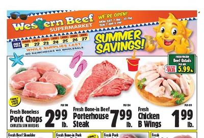 Western Beef (FL, NY) Weekly Ad Flyer July 21 to July 28