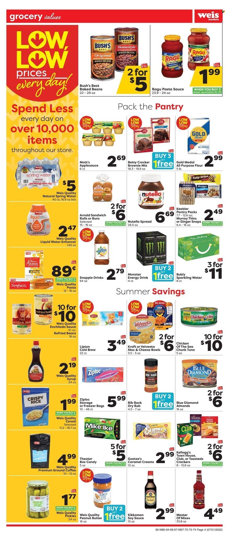 Weis (MD, NY, PA) Weekly Ad Flyer July 21 to July 28
