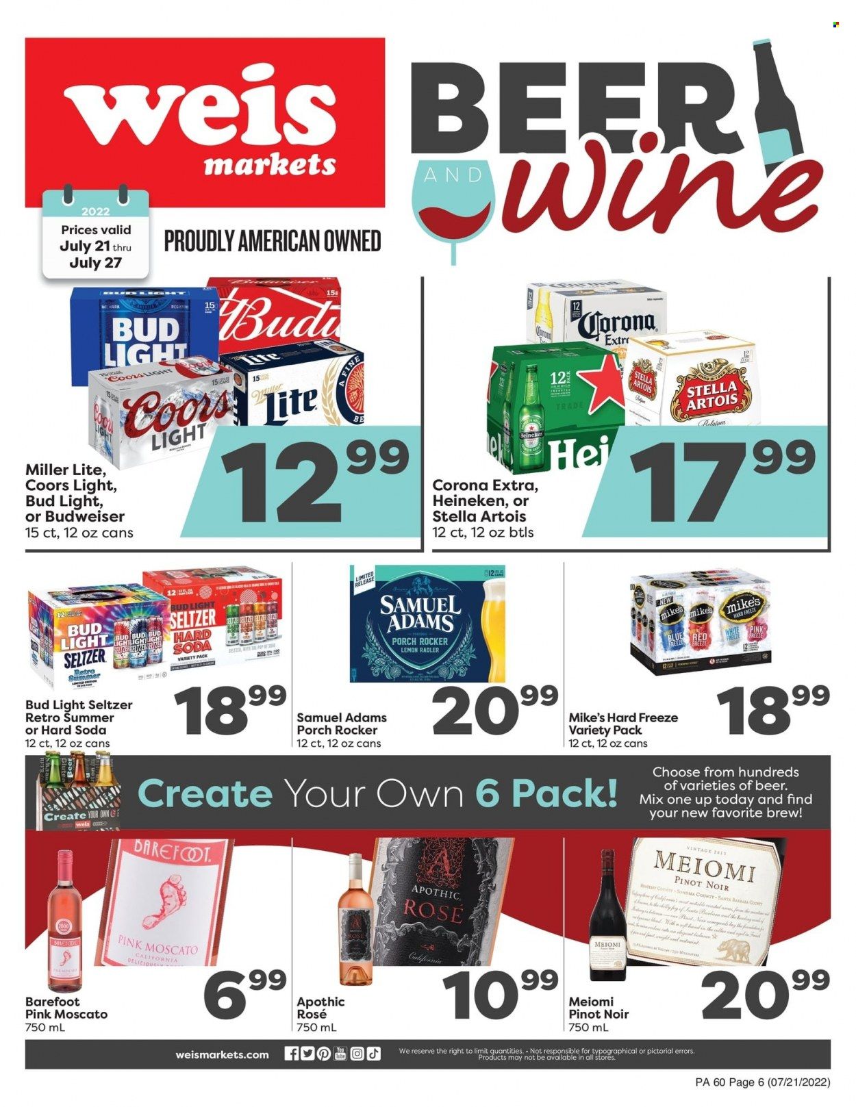 Weis (MD, NY, PA) Weekly Ad Flyer July 21 to July 28