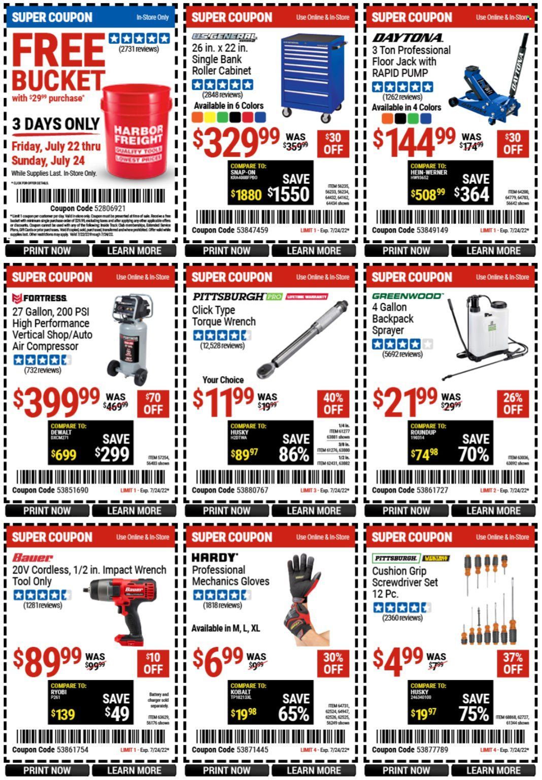 Harbor Freight Weekly Ad Flyer July 22 to July 29