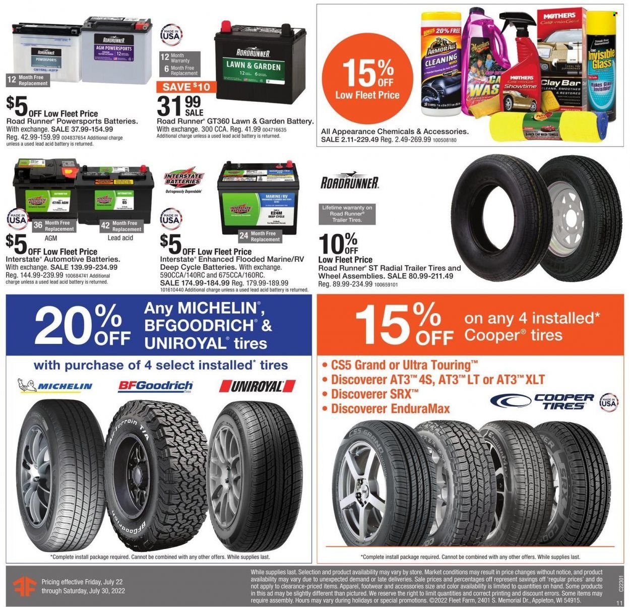 Fleet Farm (IA, MN, ND, WI) Weekly Ad Flyer July 22 to July 29
