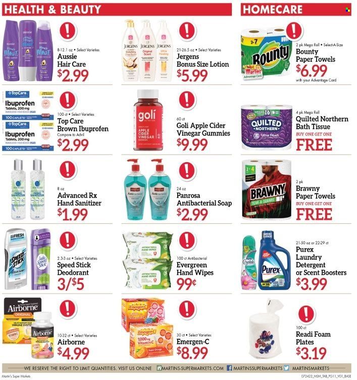Martin’s (IN, MI) Weekly Ad Flyer July 22 to July 29