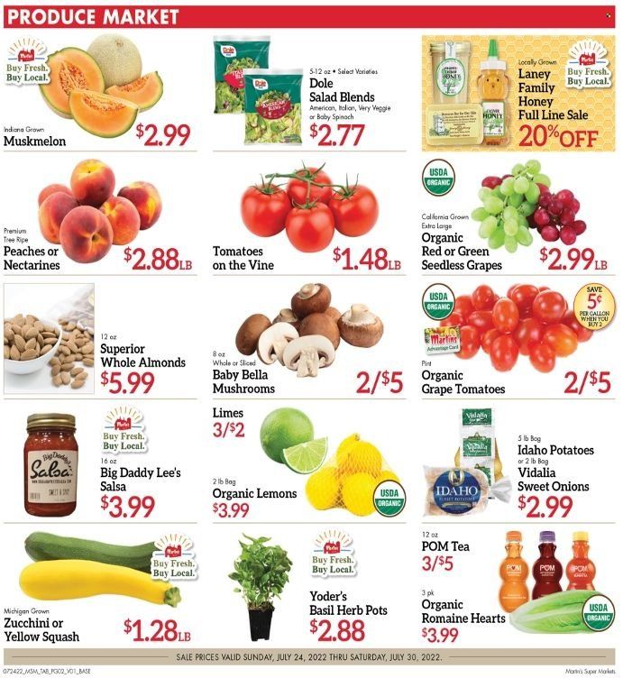 Martin’s (IN, MI) Weekly Ad Flyer July 22 to July 29