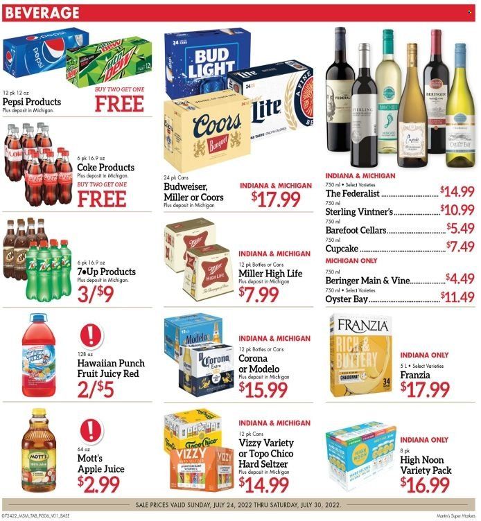 Martin’s (IN, MI) Weekly Ad Flyer July 22 to July 29