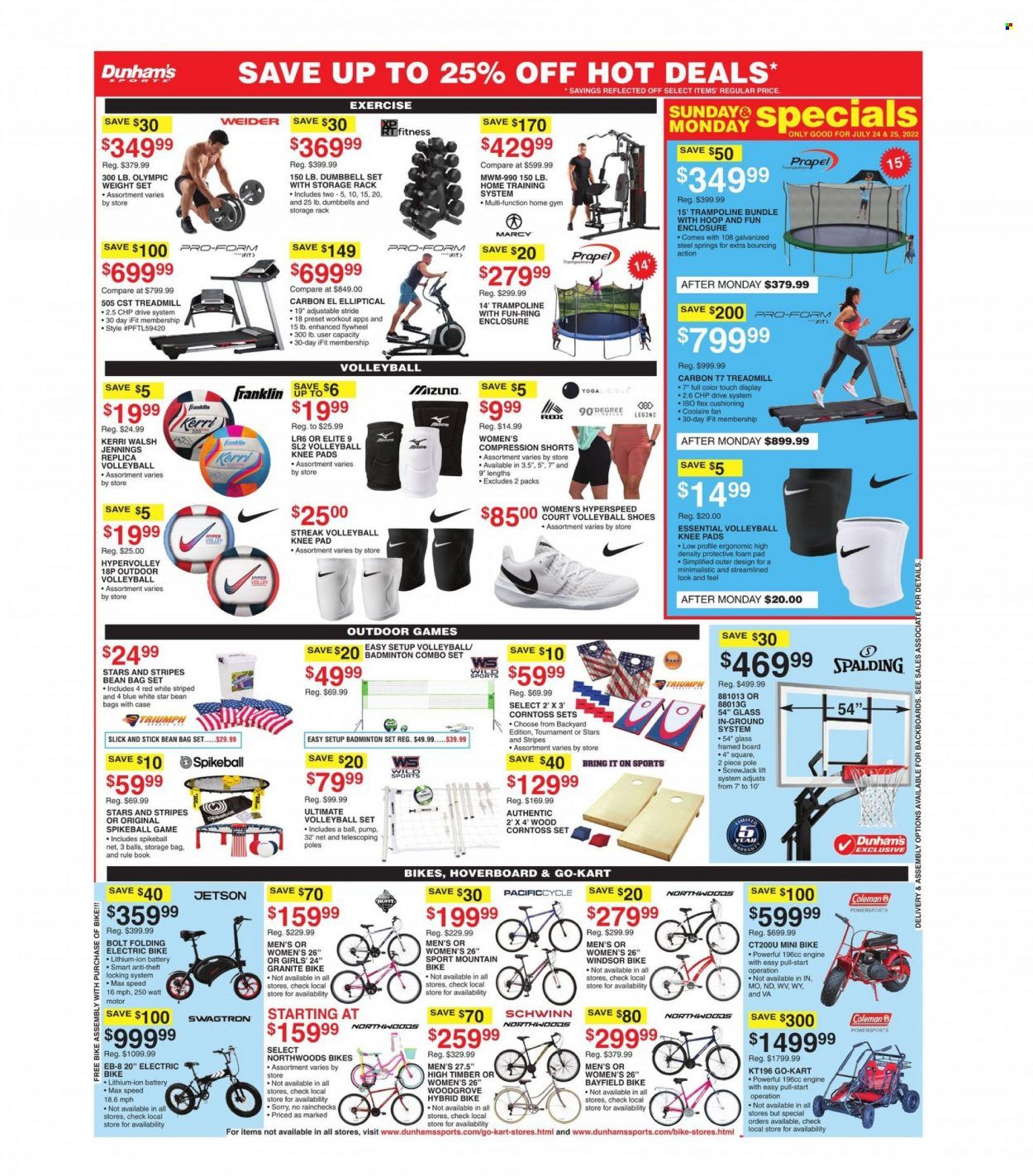Dunham's Sports Weekly Ad Flyer July 22 to July 29