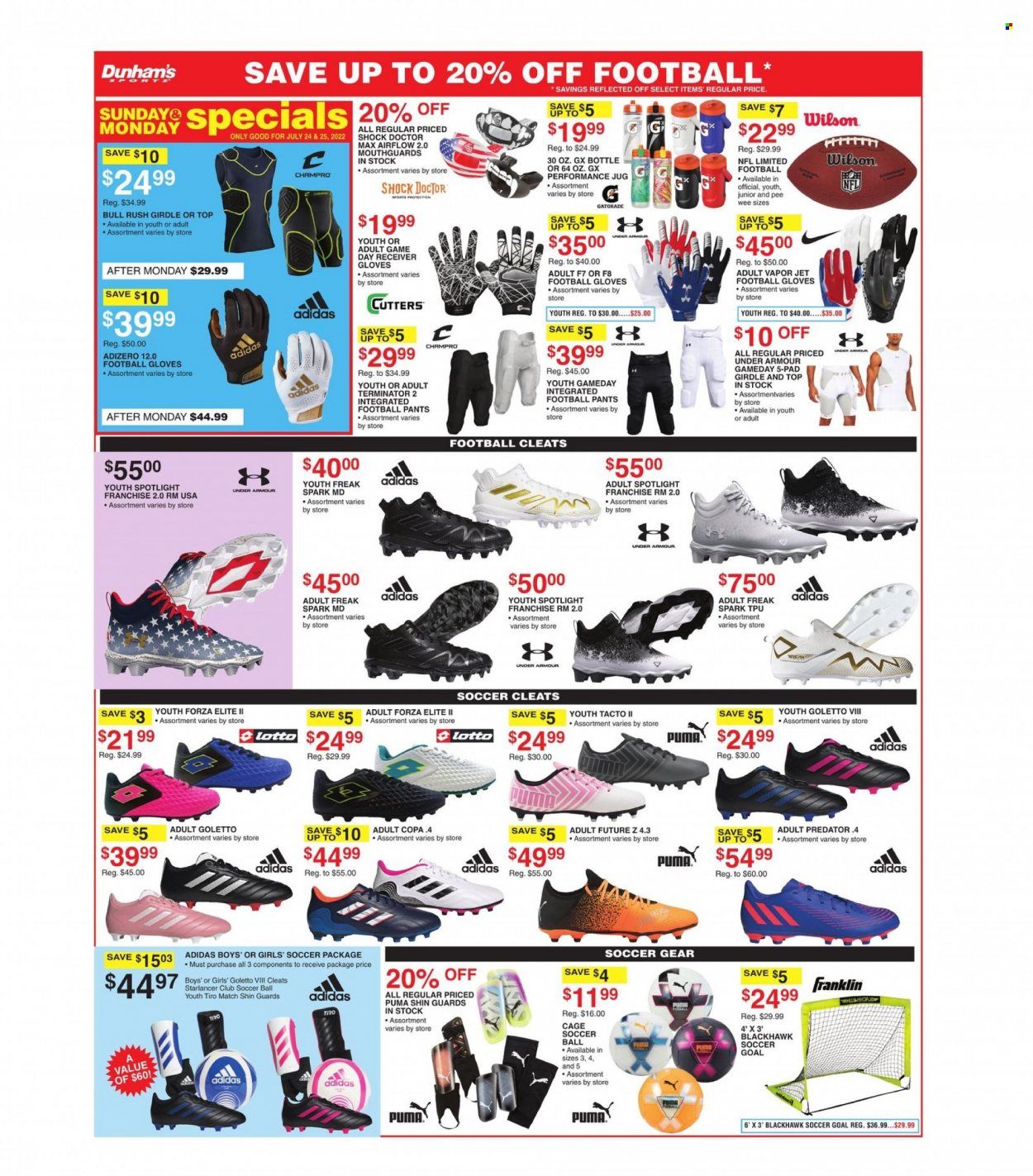 Dunham's Sports (MI) Weekly Ad Flyer July 22 to July 29