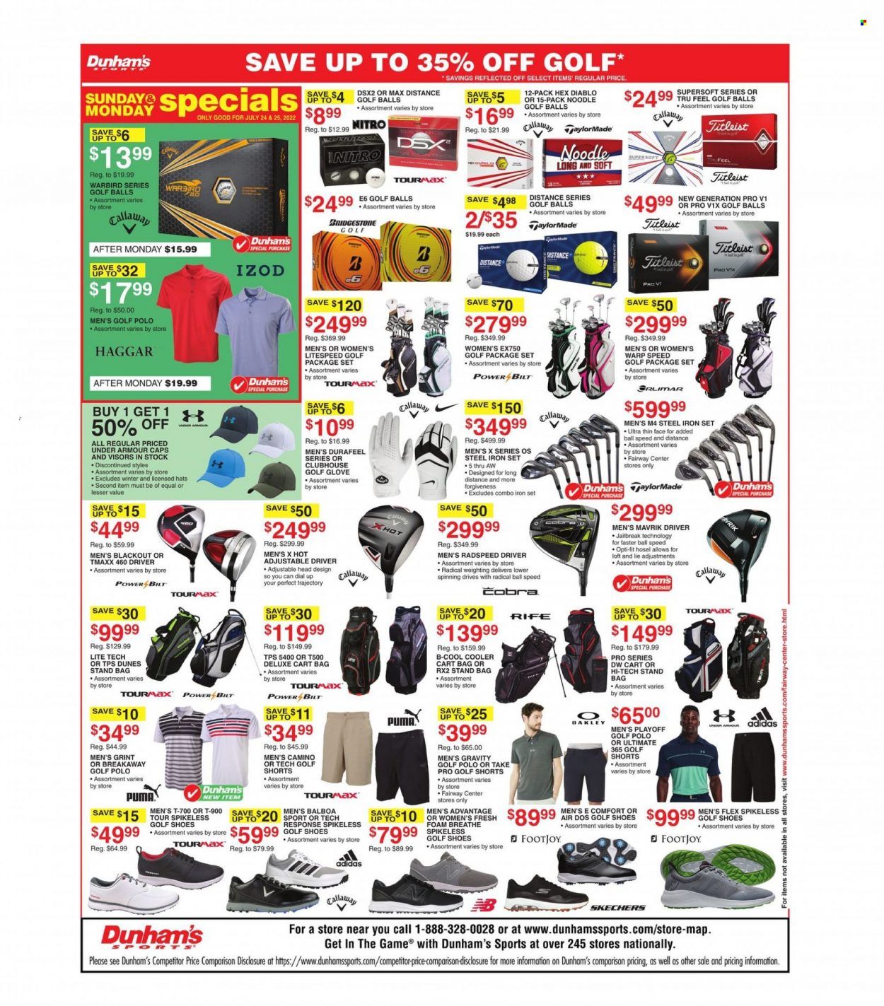 Dunham's Sports (MI) Weekly Ad Flyer July 22 to July 29