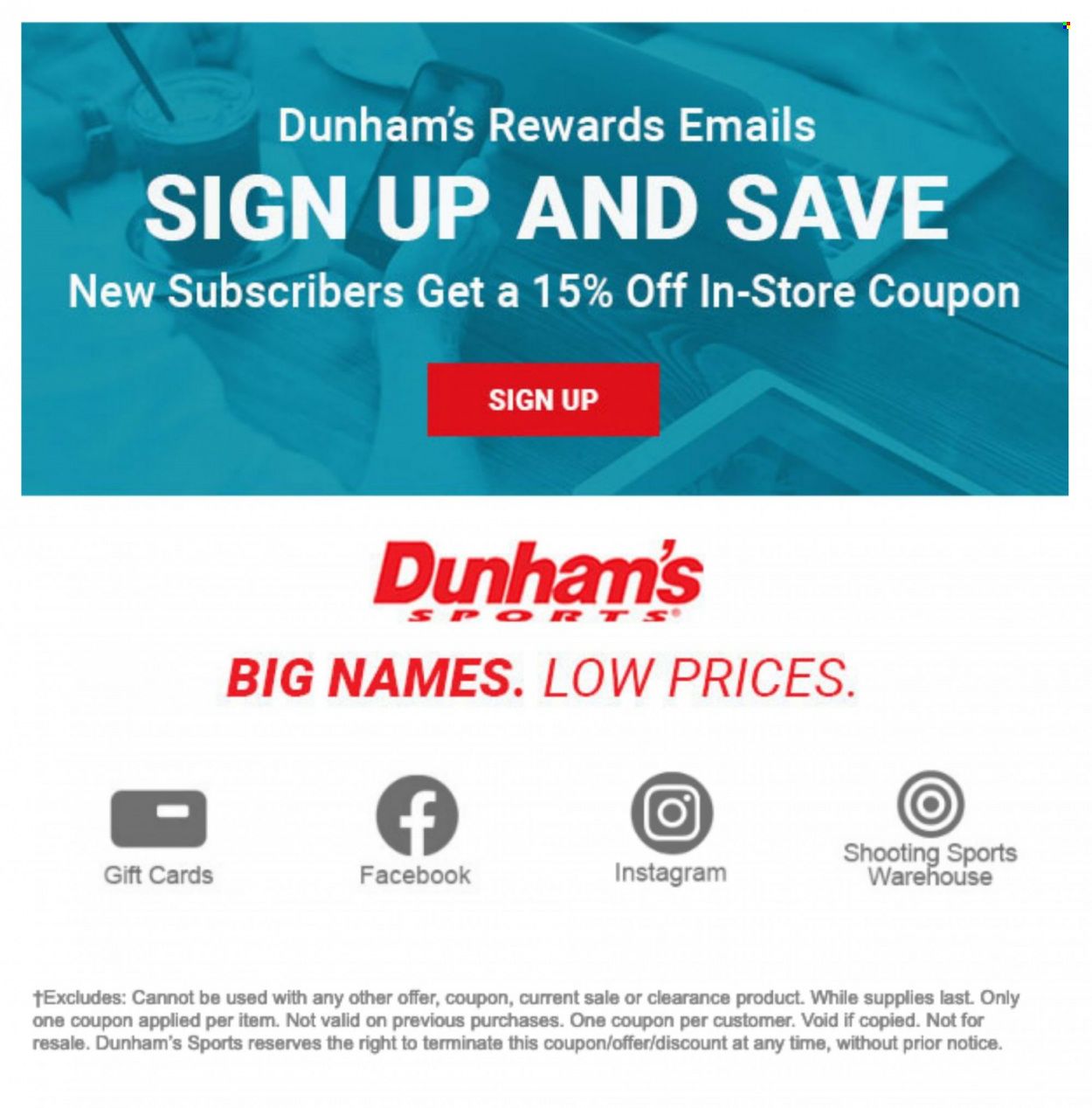 Dunham's Sports Weekly Ad Flyer July 23 to July 30