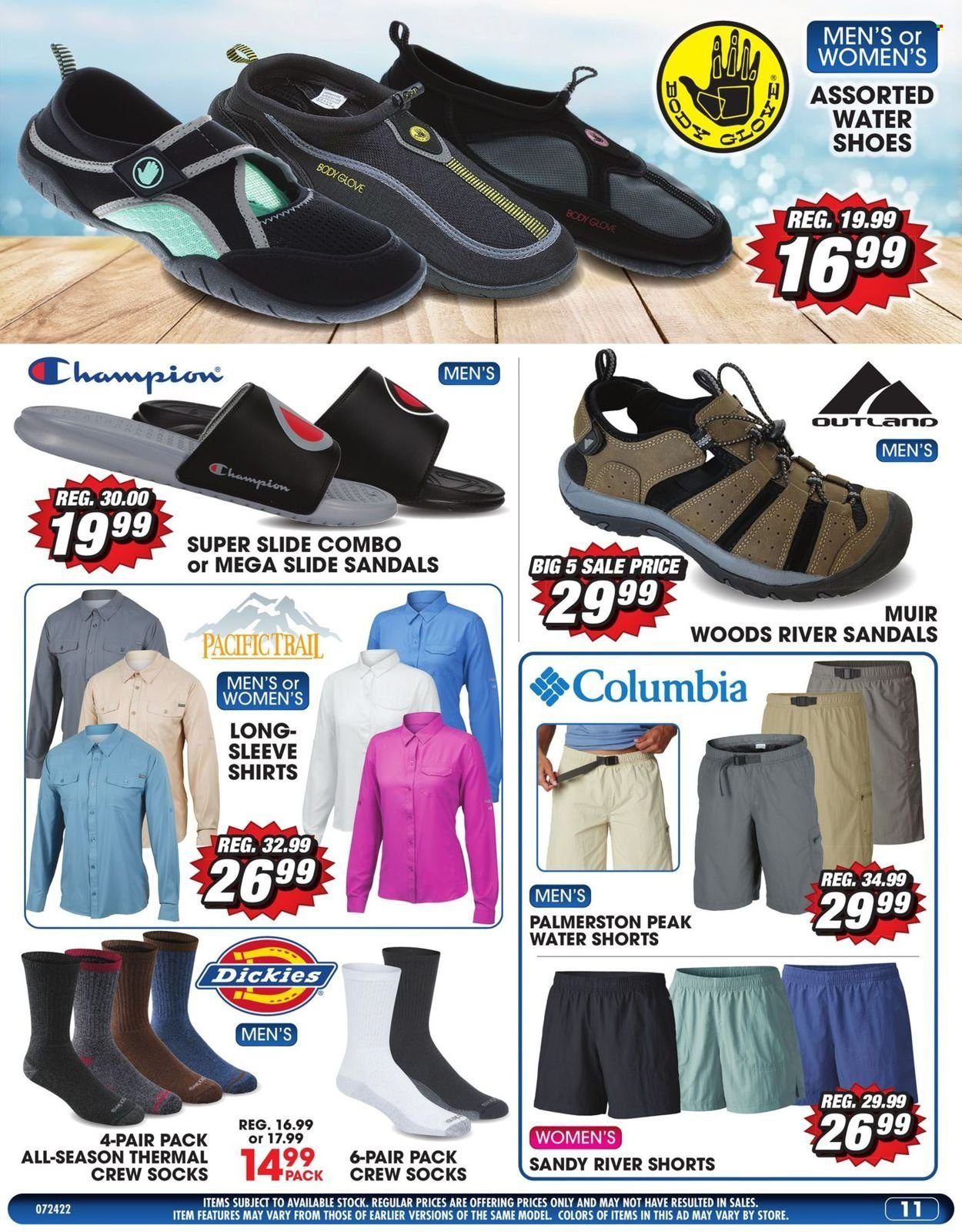 Big 5 (AZ, CA, CO, ID, NM, OR, UT, WA) Weekly Ad Flyer July 25 to August 1