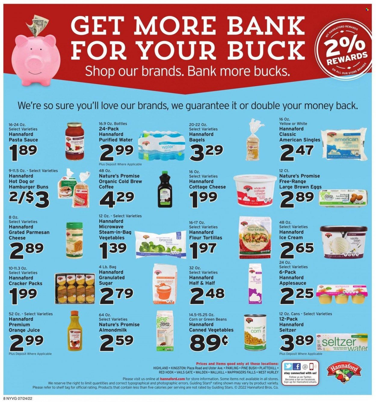 Hannaford (NY) Weekly Ad Flyer July 25 to August 1