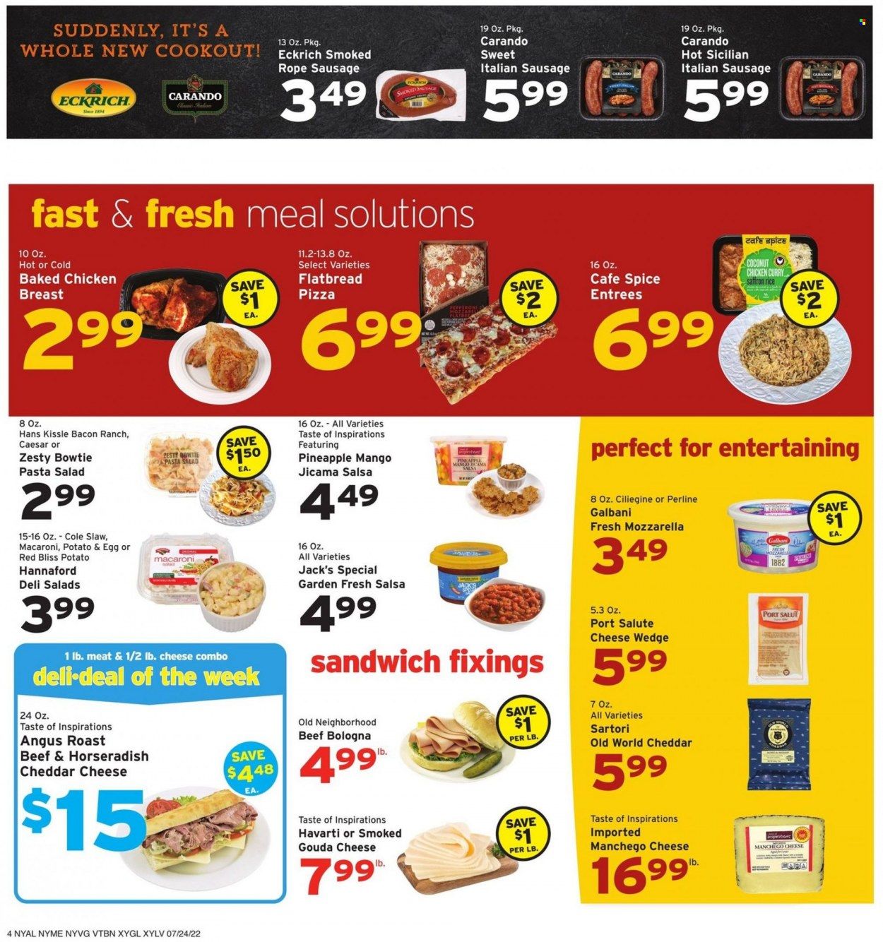 Hannaford (NY) Weekly Ad Flyer July 25 to August 1