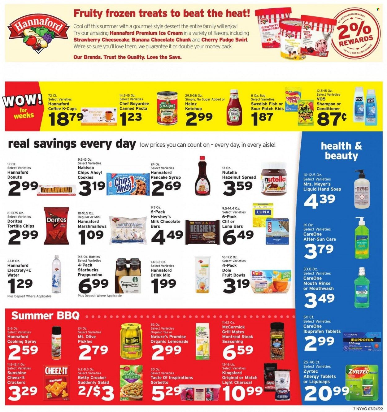 Hannaford (NY) Weekly Ad Flyer July 25 to August 1