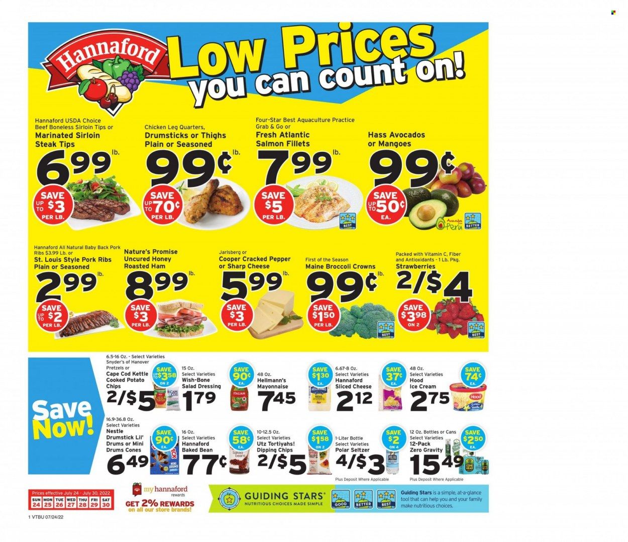 Hannaford (VT) Weekly Ad Flyer July 25 to August 1