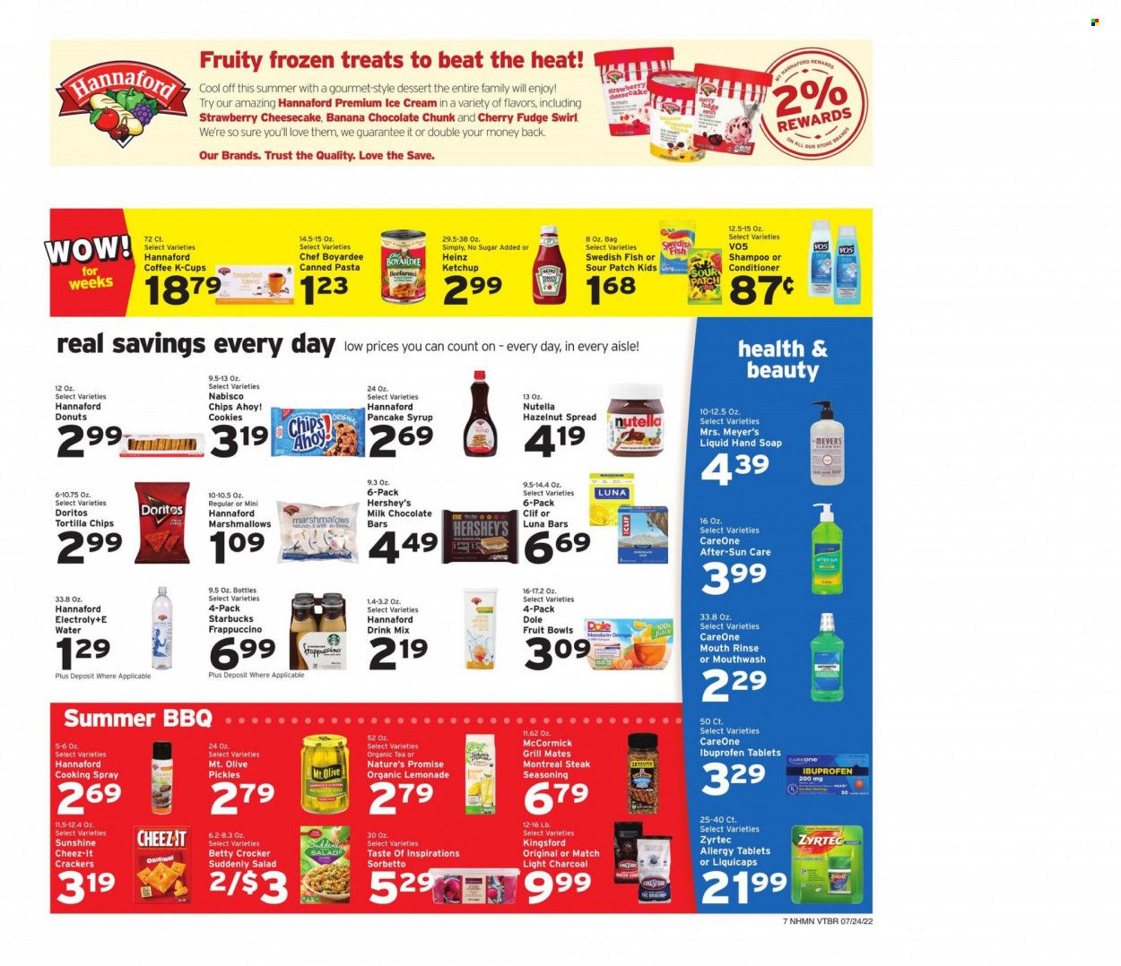 Hannaford (NH) Weekly Ad Flyer July 25 to August 1