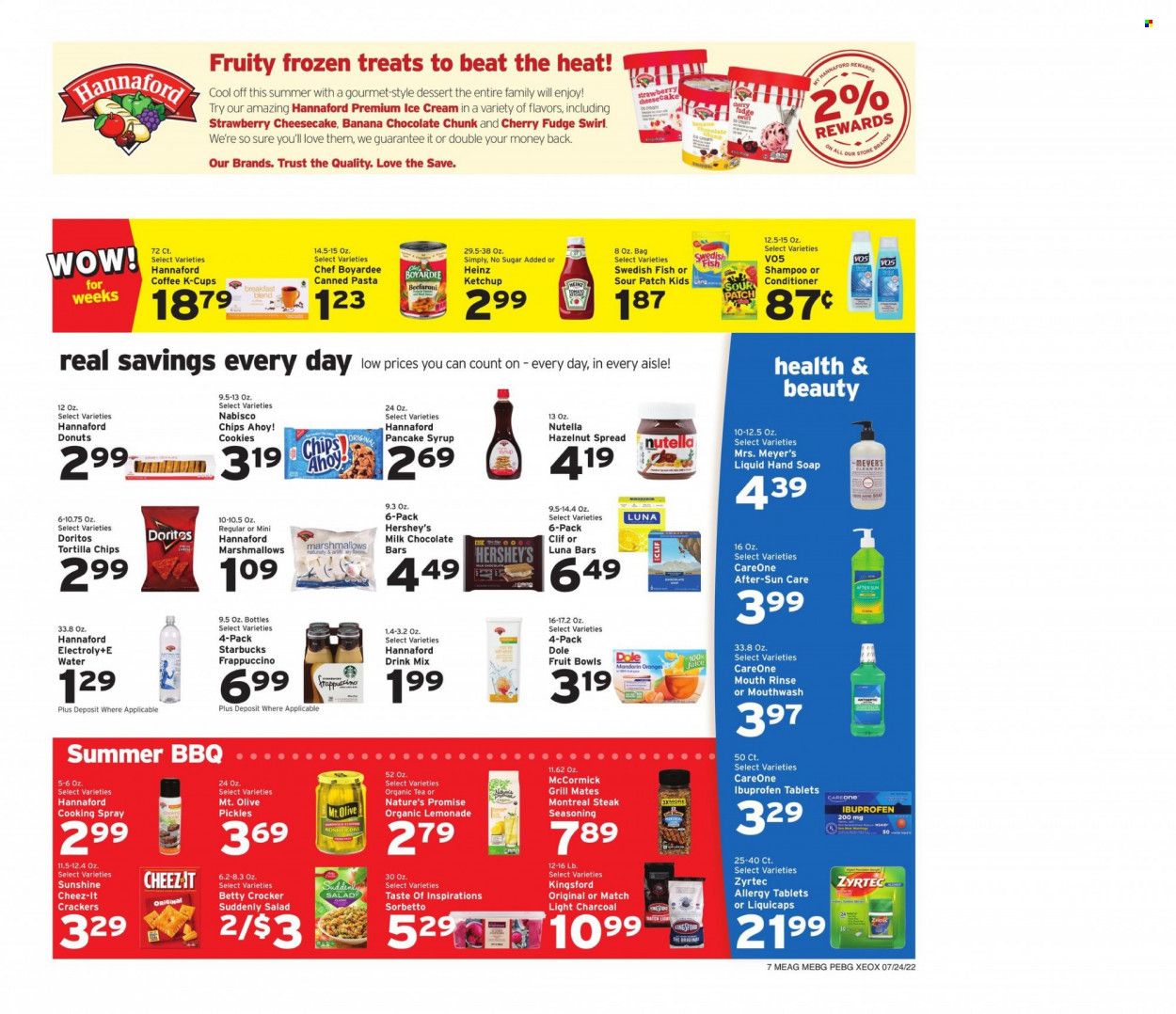 Hannaford (ME) Weekly Ad Flyer July 25 to August 1