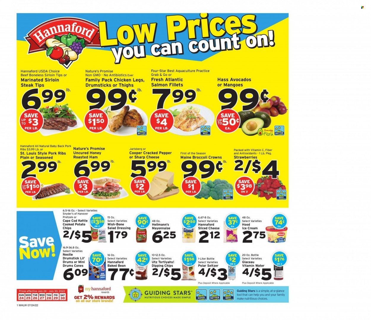 Hannaford (MA) Weekly Ad Flyer July 25 to August 1