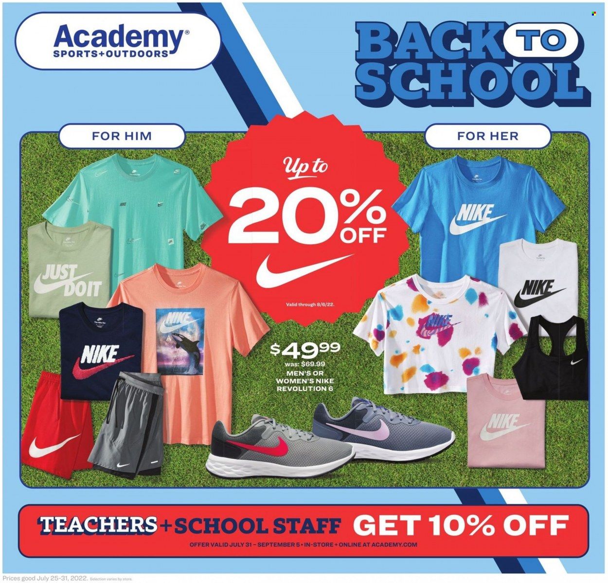 Academy Sports + Outdoors Weekly Ad Flyer July 25 to August 1