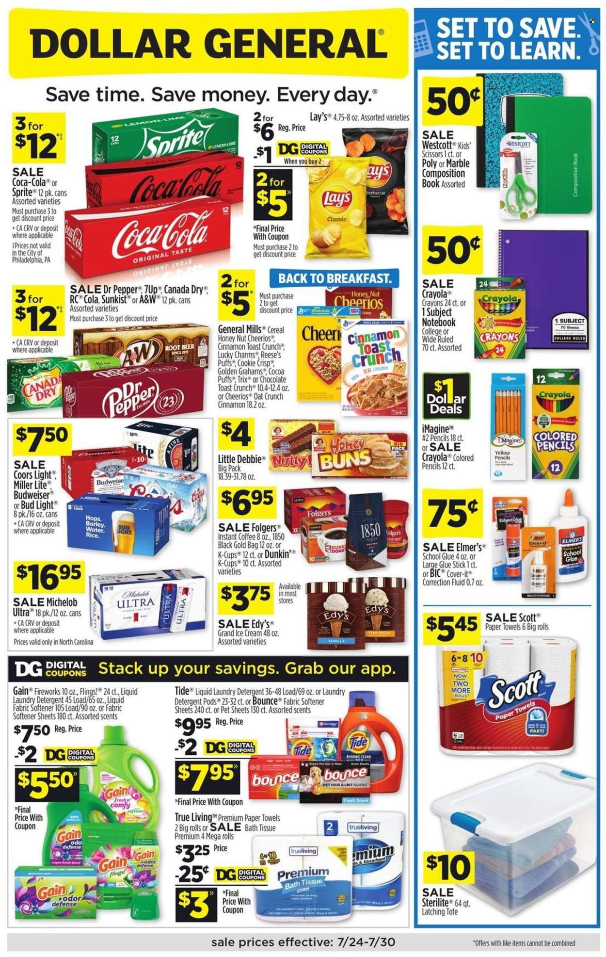 Dollar General Weekly Ad Flyer July 25 to August 1