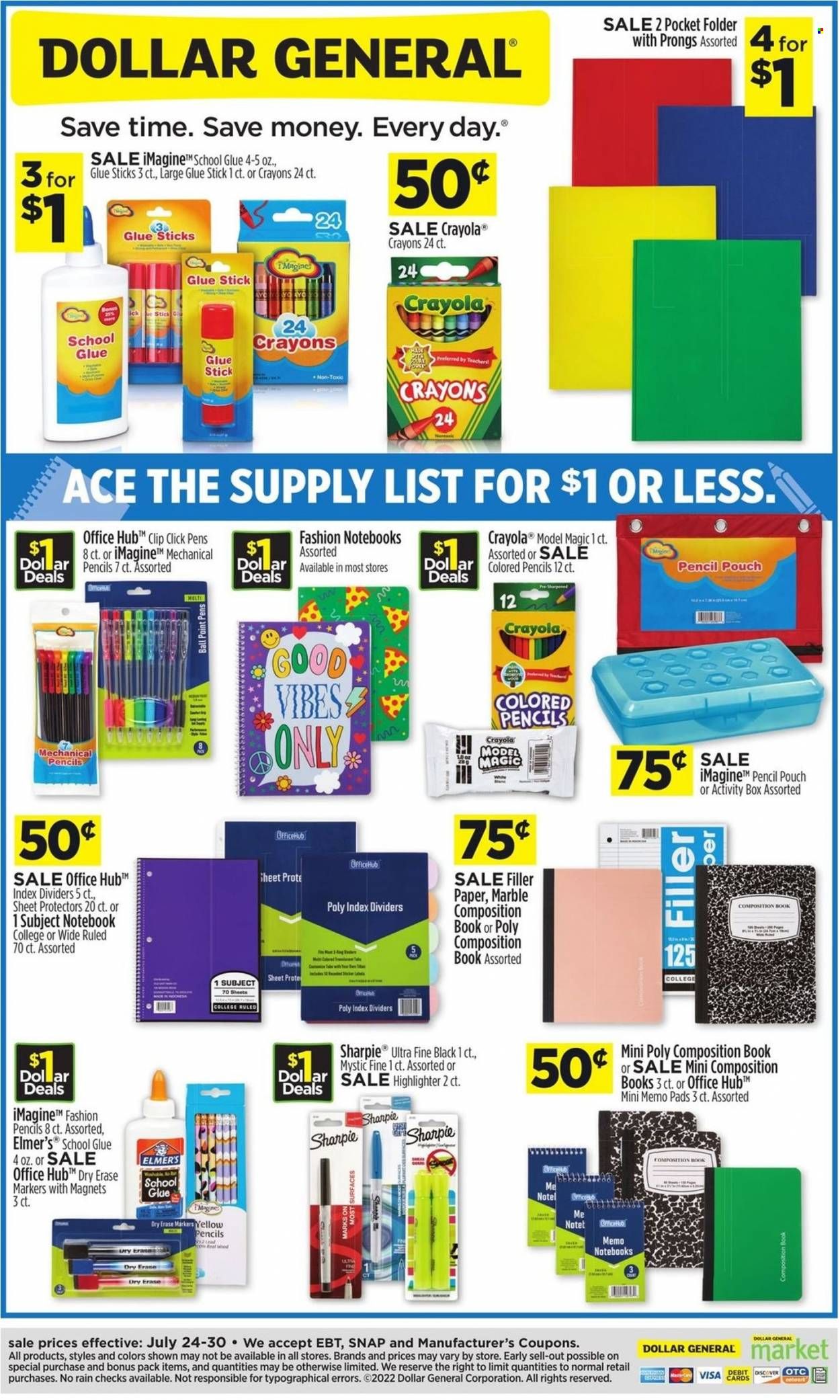 Dollar General Weekly Ad Flyer July 25 to August 1