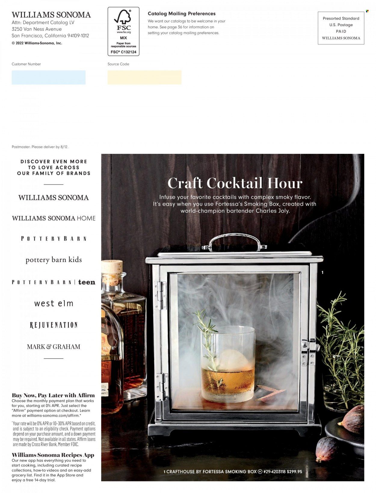 Williams-Sonoma Promotions & Flyer Specials September 2022