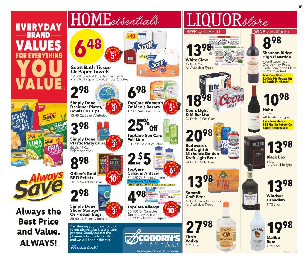 Coborn's (MN, SD) Weekly Ad Flyer July 25 to August 1