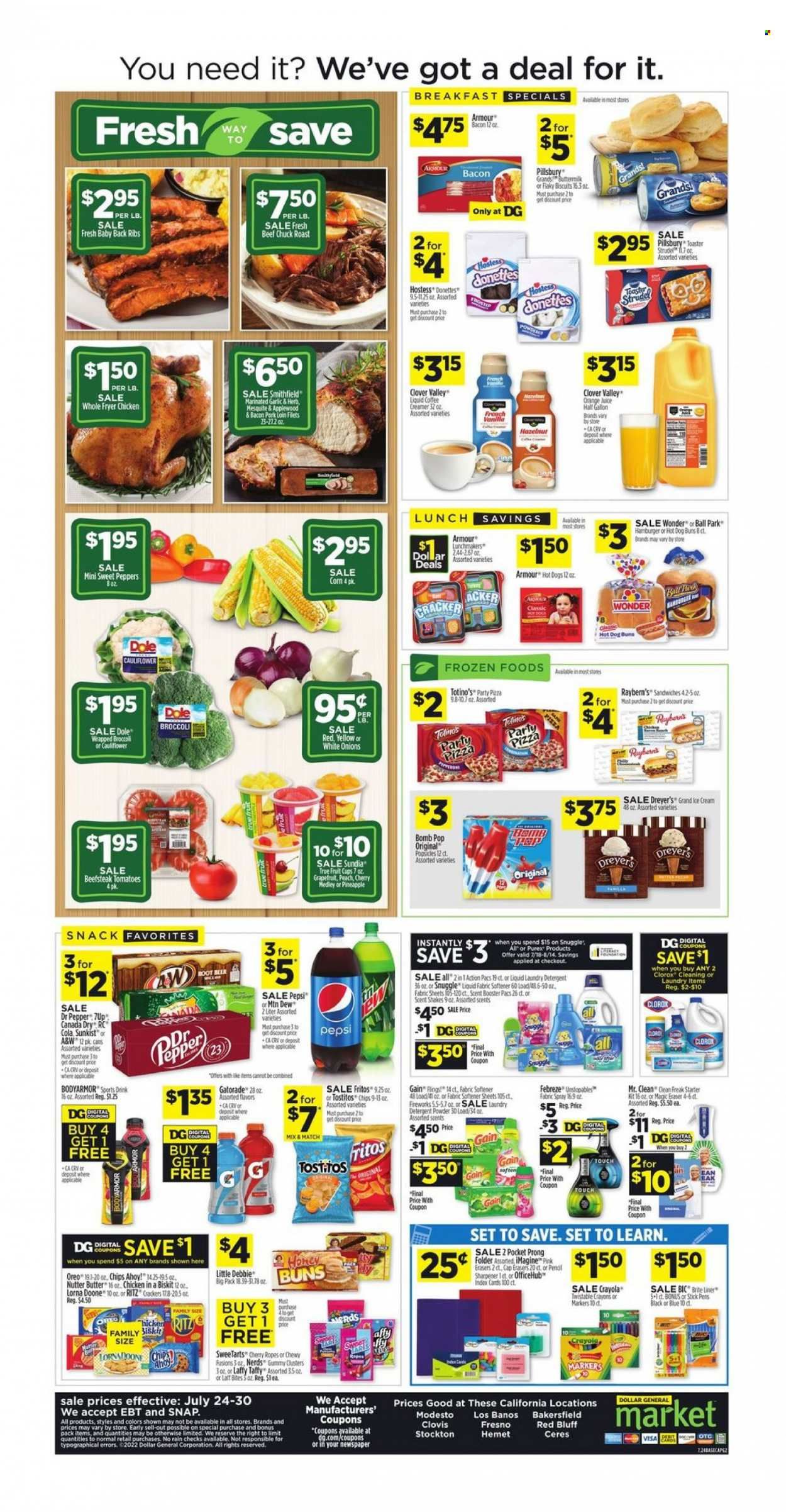 Dollar General (CA) Weekly Ad Flyer July 25 to August 1