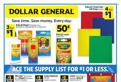 Dollar General Weekly Ad Flyer July 25 to August 1