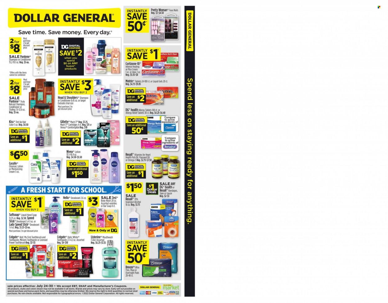 Dollar General (TN) Weekly Ad Flyer July 25 to August 1