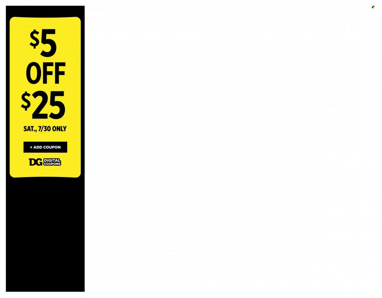 Dollar General (TN) Weekly Ad Flyer July 25 to August 1