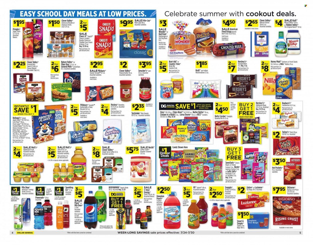 Dollar General (TN) Weekly Ad Flyer July 25 to August 1