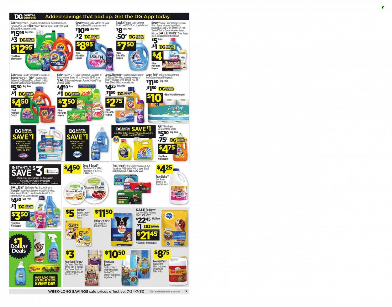 Dollar General (CT, GA, KS, MI, NE, NH, NY, WI) Weekly Ad Flyer July 25 to August 1