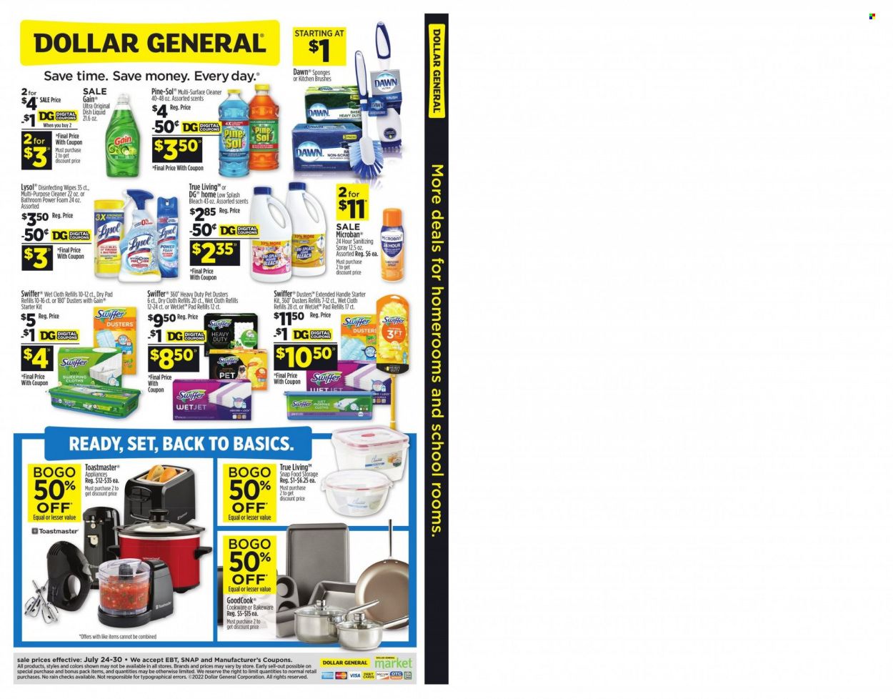 Dollar General (CA, NV) Weekly Ad Flyer July 25 to August 1