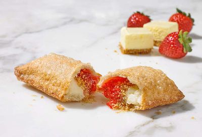 Popeyes Chicken Launches the Sweet and Creamy Strawberry Cheesecake Pie