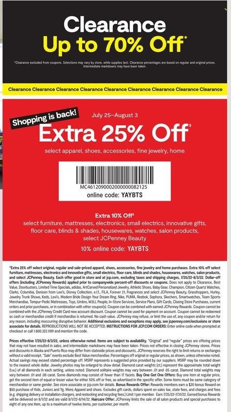 JCPenney Weekly Ad Flyer July 26 to August 2