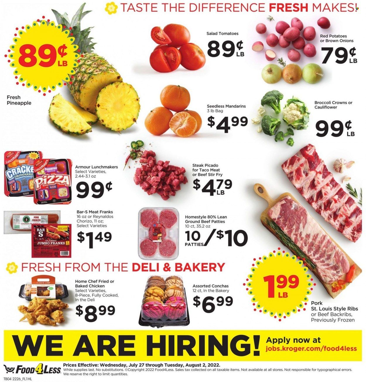 Food 4 Less (CA) Weekly Ad Flyer July 26 to August 2